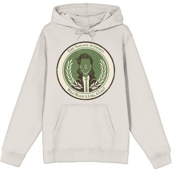 The Variance Authority Green Graphic Men's Packaged Hoodie  in Sand