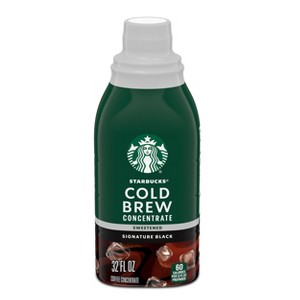 Starbucks Sweetened Black Cold Brew - 32oz - 1 of 4