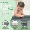 Elan Baby Bath Kneeler & Elbow Rest Pad Set with Rinse Cup, Non-Slip Design, Includes 4 Toy Pockets – Waterproof and Easy to Clean - 4 of 4