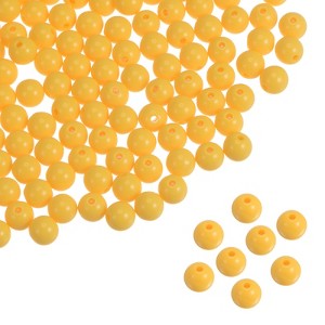 Unique Bargains Loose Craft DIY Earring Necklace Making Acrylic Round Beads 1700 Pcs - 1 of 4