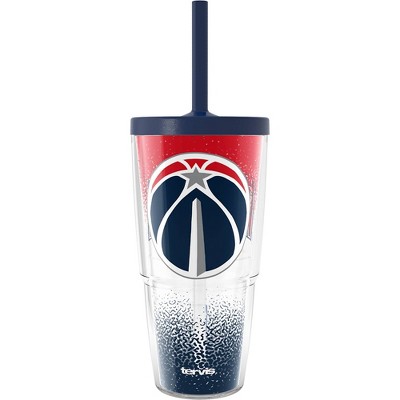 NBA Washington Wizards All Over Classic Tumbler with Straw Lid - 24oz