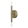 Livex Lighting Copenhagen 2 - Light Wall Light in  Antique Brass - 2 of 4