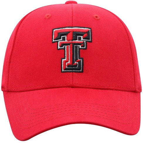 Ncaa Texas Tech Red Raiders Structured Brushed Cotton Vapor Ballcap ...