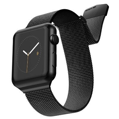X-Doria Hybrid Mesh Band for 42mm Apple Watch - Black/Black