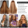 Jessie's Wig 20-24 Inch Straight Wig 7x5 Pre Cut Lace Highlight Honey Brown Color 1 Pc/Pack - 4 of 4