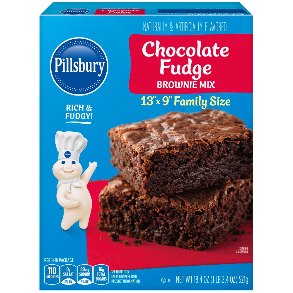 UPC 013300555385 product image for Pillsbury Chocolate Fudge Brownie Mix - 18.4oz | upcitemdb.com