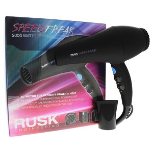 Rusk Speed Freak 2000 Watts Dryer - Model # IREHF6688 - Black - 1 Pc Hair Dryer - 1 of 1