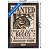 Trends International One Piece - Buggy Wanted Poster Framed Wall Poster Prints - 3 of 4