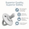 Pacifier 4 pack Soother for Newborns 100% Food Grade Soft Silicone by Comfy Cubs - 3 of 4
