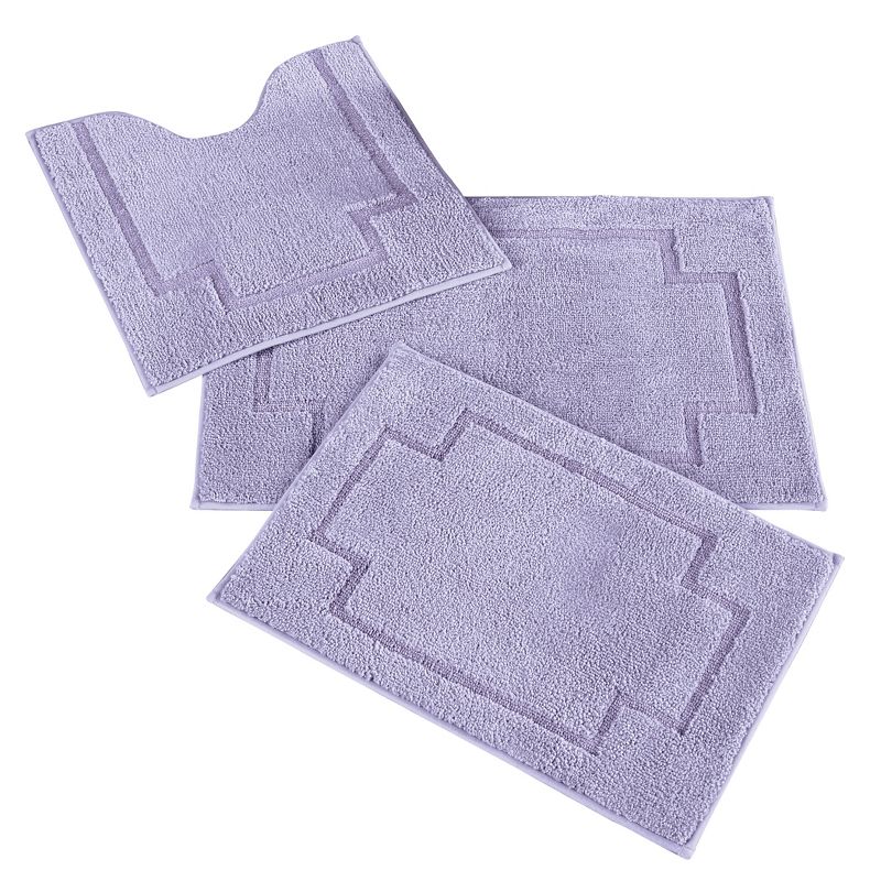 Collections Etc Serene 3pc Bath Rug Set, 1 of 5