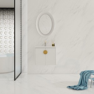 Vynxaria 24-Inch Soft Close Bathroom Vanity with Sink ¨C Perfect for Small Spaces (KD-Packing) - 1 of 4