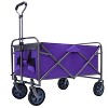 CAVINAS Outdoor Multifunctional Folding Wagon Cart, All-Terrain Shopping Cart, Wagon for Camping, Shopping - 2 of 4