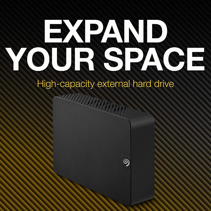 Seagate Expansion 12TB External Hard Drive HDD - USB 3.0, with Rescue Data Recovery Services (STKP12000400), 2 of 6