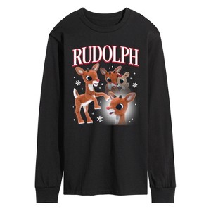 Men's - Rudolph - Rudolph Bootleg Long Sleeve Graphic T-Shirt - 1 of 3