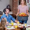 Heynemo Electric Turkey Roaster Oven with Visible Glass Lid, with Removable Pan & Rack, Stainless Steel - 4 of 4