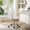 VECELO Rolling Work Chair for Home Office Desk Adjustable Height - 2 of 4