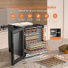 Teendow 12-Trays Food Dehydrator, Stainless Steel Food Dryer for Kitchen, 850W Dehydrators for Fruit, Meats and Vegetable, 10 Presets, Timer, Black - 2 of 4