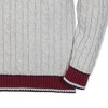 Boys' Organic Long Sleeve V-Neck Cricket Sweater, Kids - 3 of 3