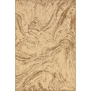 Nuloom Marsha Abstract 10x12 Indoor/Outdoor Area Rug for Living Room Patio Deck Front Porch Kitchen, Brown - 1 of 4