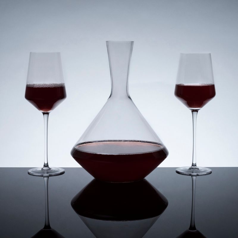 Viski Angled Wine Decanter Glass, Crystal, 5 of 15