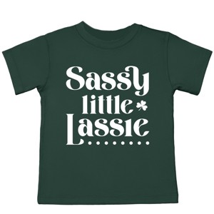 The Juniper Shop Sassy Little Lassie Classy Toddler Short Sleeve Tee - 1 of 4