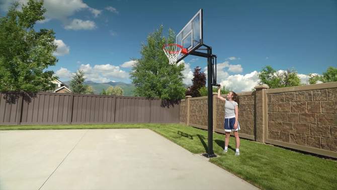 Lifetime 50&#34; Adjustable In-Ground Basketball Hoop, 2 of 9, play video