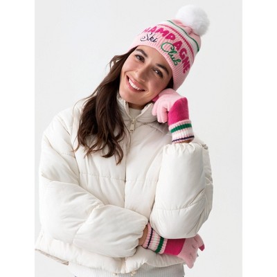 Shiraleah "Champagne Ski Club" Beanie