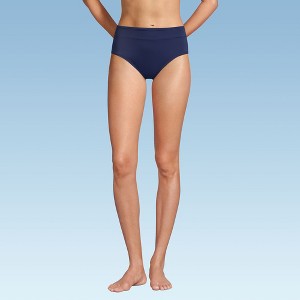 Lands' End Women's Mid Rise Bikini Bottoms - 1 of 4