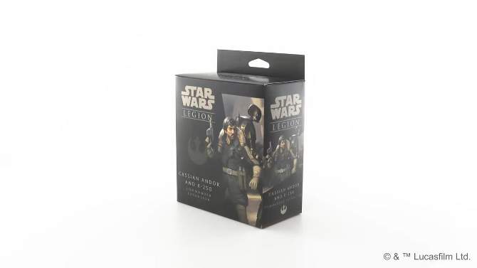 Star Wars Legion: Cassian Andor and K-2SO Commander Game Expansion, 2 of 6, play video