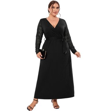 long sleeves cocktail dress Abby Rose 3190 Plus Size Cocktail Dress Corset Long Sleeve Homecoming Dress Formal Flared 24 / Sage