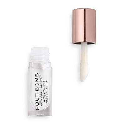 Makeup Revolution Pout Bomb Plumping Lip Gloss - 0.16 fl oz