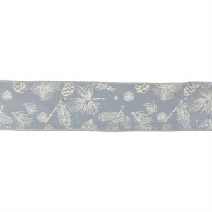 Pine and Pinecone Print Wired Ribbon (Set of 2) - 1 of 2