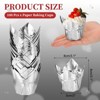 Unique Bargains Disposable Greaseproof Aluminum Foil Tulip Baking Cups 3.1 Inch 100 Pcs - 2 of 4