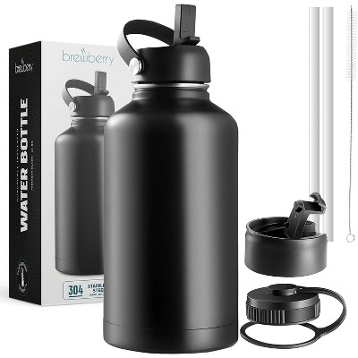 Brewberry Insulated Water Bottle and Travel Mug for Hot and Cold Beverages