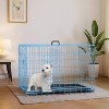 FDW 18-48in Dog Crates for Dogs Folding Mental Wire Crates Dog Kennels Pet Crate with Removable Tray and Handle - 2 of 4