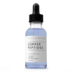 Asterwood Copper Peptides With Hyaluronic Acid | Deep Hydration: Asterwood Hyaluronic Acid Serum boosts moisture - (1 oz) - 1 of 4