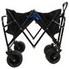 CAVINAS Park Garden Folding Wagon Cart,All-Terrain Shopping Cart,Wagon for Camping,Shopping - 4 of 4