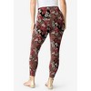 Roaman's Plus Size Ankle Length Essential Stretch Legging - 3 of 4
