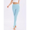 INSPIRE CHIC Women's Elastic Waistband Soft Gym Yoga Cotton Stirrup Pants Leggings - 3 of 4