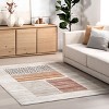 Nuloom Ellone Modern Abstract Indoor Area Rug, 5' 3" x 7' 6", Burnt Orange - 2 of 4