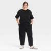 Women's Leisure Studio Short Sleeve Fleece Top - Universal Thread™ - 3 of 3