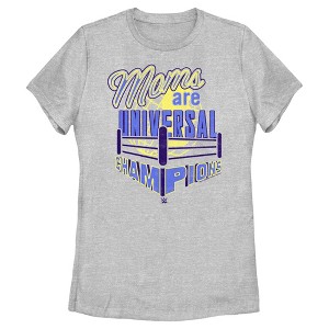 Women's WWE Moms Are Universal Champions T-Shirt - 1 of 4