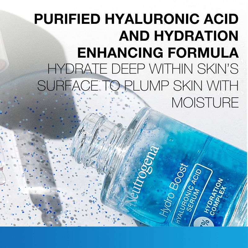 Neutrogena Hydro Boost Hyaluronic Acid Serum with Vitamin B5 for Dry Skin - 1 fl oz, 5 of 17