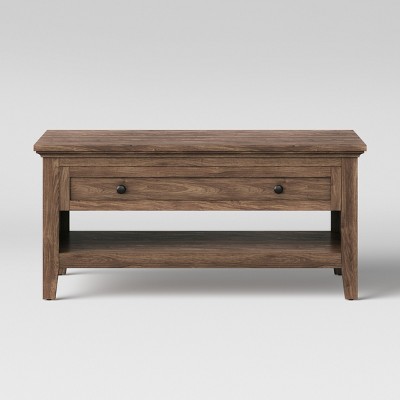 Carson Coffee Table Walnut Brown 