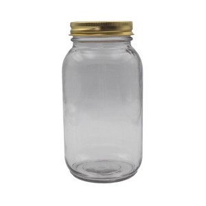 Anchor Hocking Regular Mouth Canning Jar - Case of 12 - 1 qt - 1 of 1