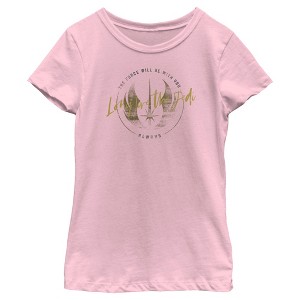 Girl's Star Wars: Obi-Wan Kenobi Long Live the Jedi Vintage Crest T-Shirt - 1 of 4