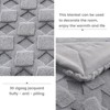 Cozy Bliss Faux Fur Throw Blanket Soft Textured Throw - 3 of 4