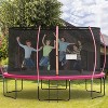 FDW 8/10/12/14FT Trampoline with Enclosure Net Outdoor Jump Rectangle Trampoline - ASTM Approved-Combo Bounce Exercise Trampoline - 2 of 4