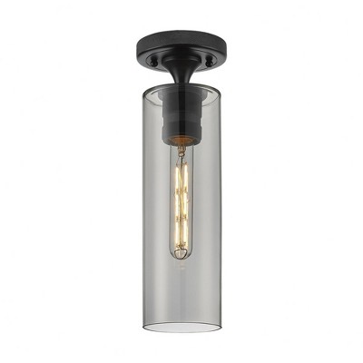 Crown Point - 1 Light Flush Mount In Industrial Style-15 Inches Tall and 3.88 Inches Wide