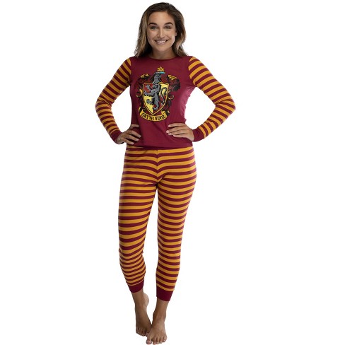 Harry Potter Girls' Rainbow Foil Hogwarts Crest Pajama Jogger Set